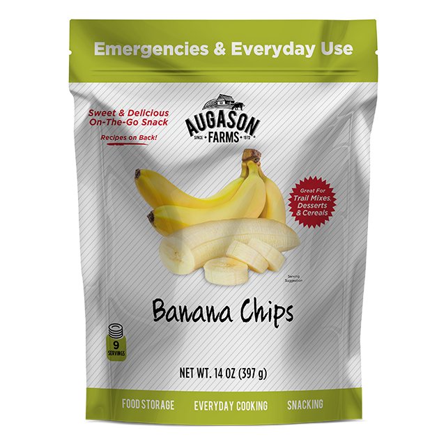 Banana Chips Pouch - Augason Farms