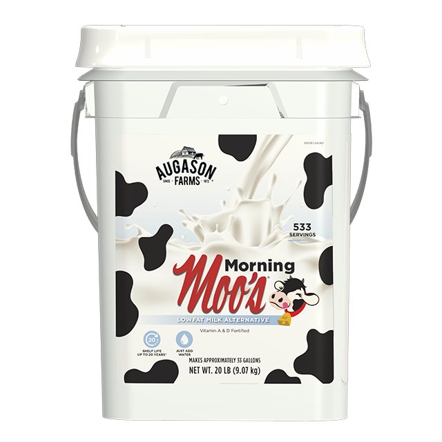 Morning Moo’s Lowfat Milk Alternative Pail - Augason Farms