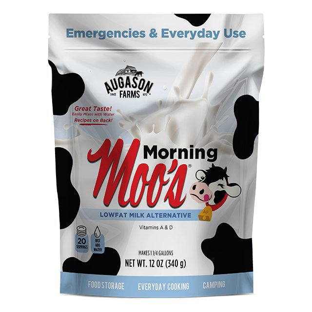 Augason Farms Chocolate Morning Moo's Lowfat Milk Alternative – Shelf-Stable