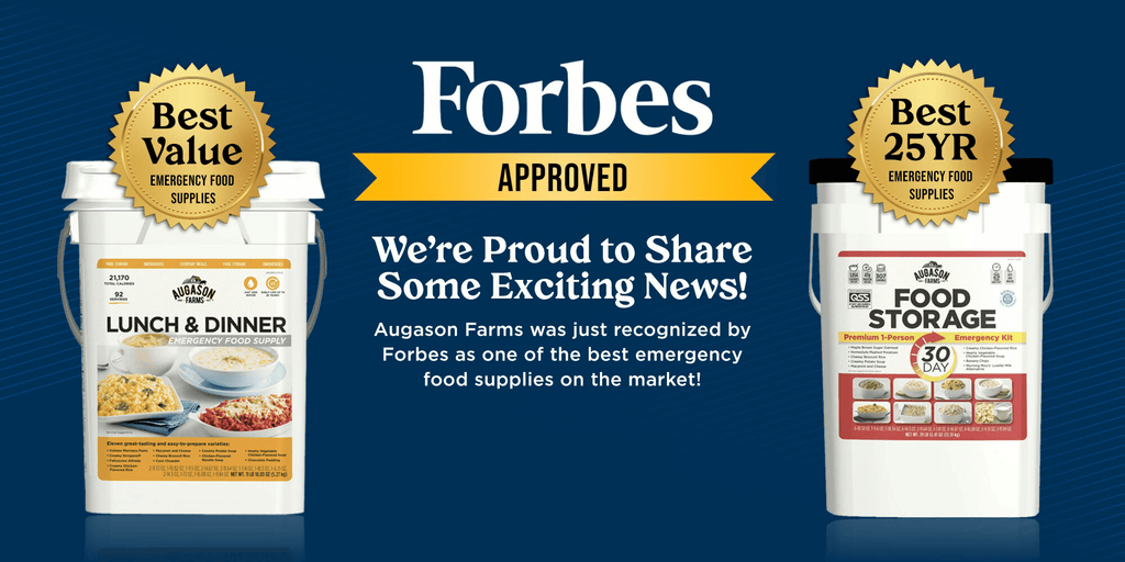 Augason Farms Recognized by Forbes for Best Emergency Food Supplies - Augason Farms