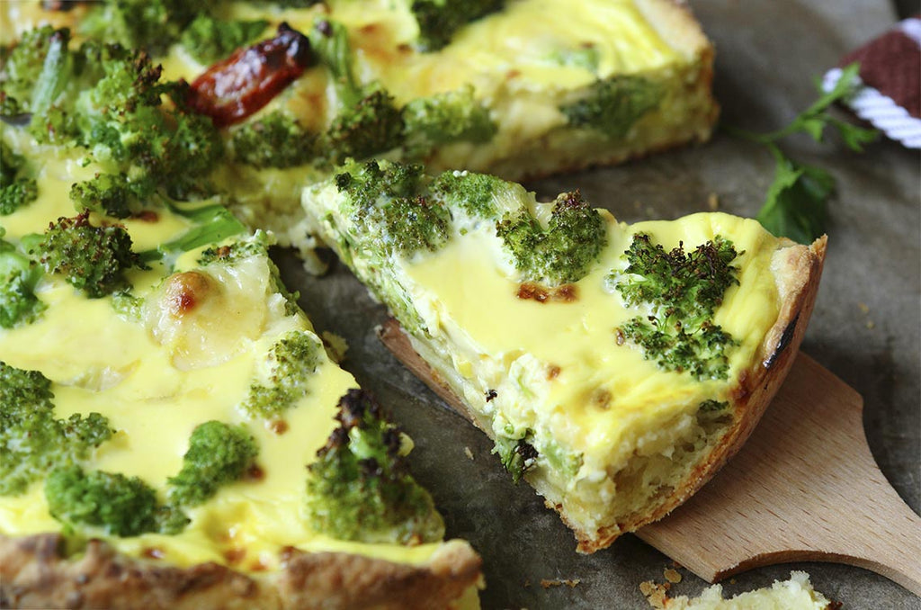 Cheesy Broccoli Quiche - Augason Farms