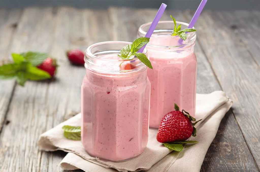 Strawberries and Cream Milkshake Recipes - Augason Farms