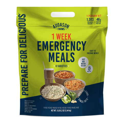 1-Week 1-Person Emergency Food Supply, 52 Servings, 1,303 Calories per Day