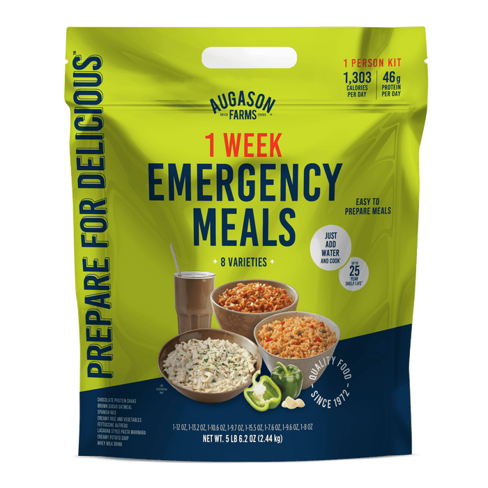 1 - Week 1 - Person Emergency Food Supply, 52 Servings - Augason Farms