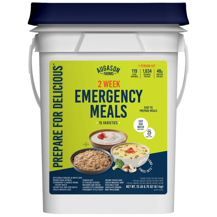 2 - Week 1 - Person Emergency Food Supply Kit, 119 Servings - Augason Farms