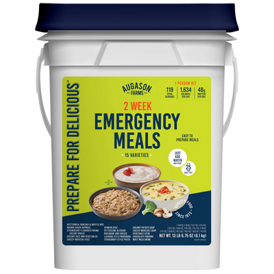 30-Day 1-Person Emergency Food Supply Kit, 194 Servings