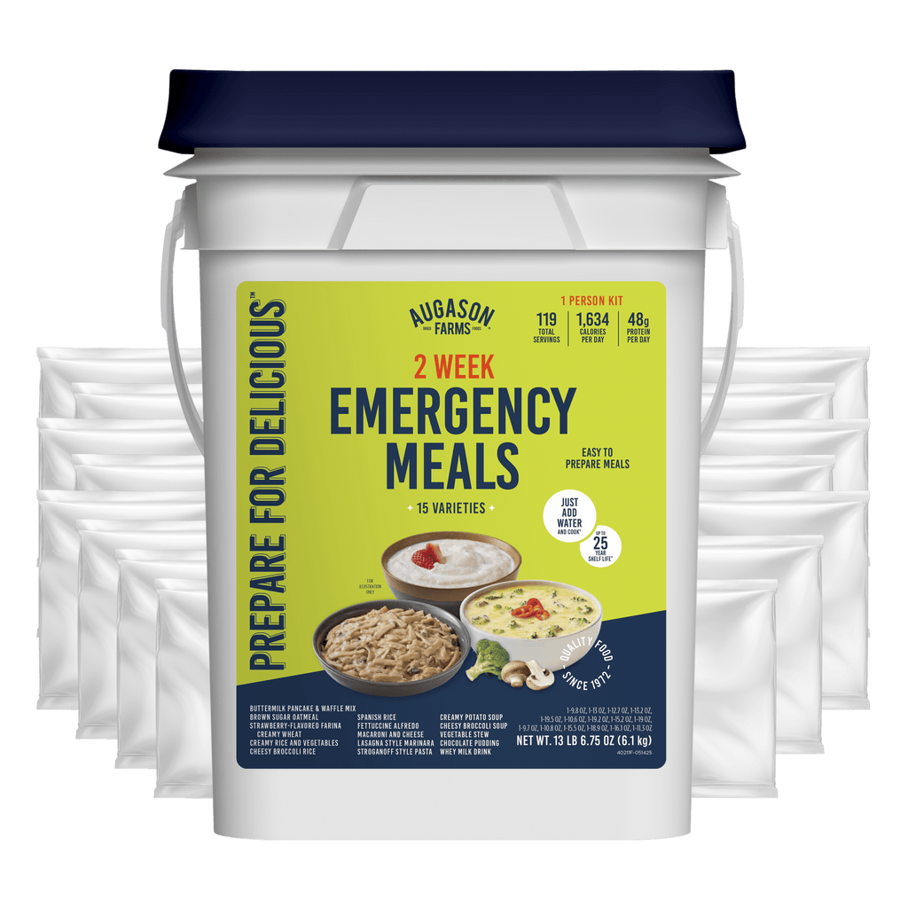 2 - Week 1 - Person Emergency Food Supply Kit, 119 Servings - Augason Farms