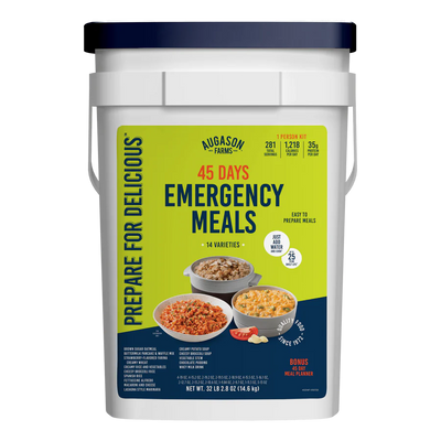 45-Day 1-Person Emergency Food Supply Kit, 281 Servings