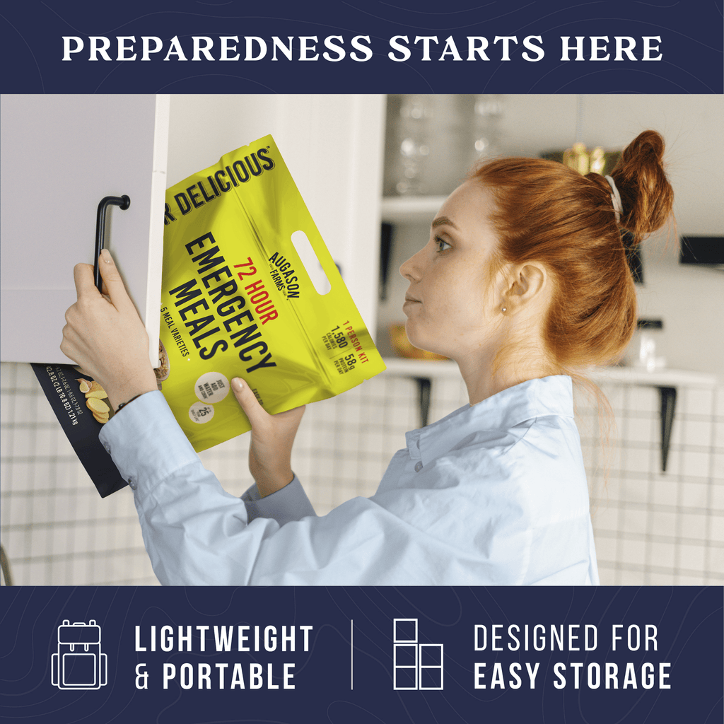 72 - Hour 1 - Person Emergency Food Supply Kit, 18 Servings - Augason Farms