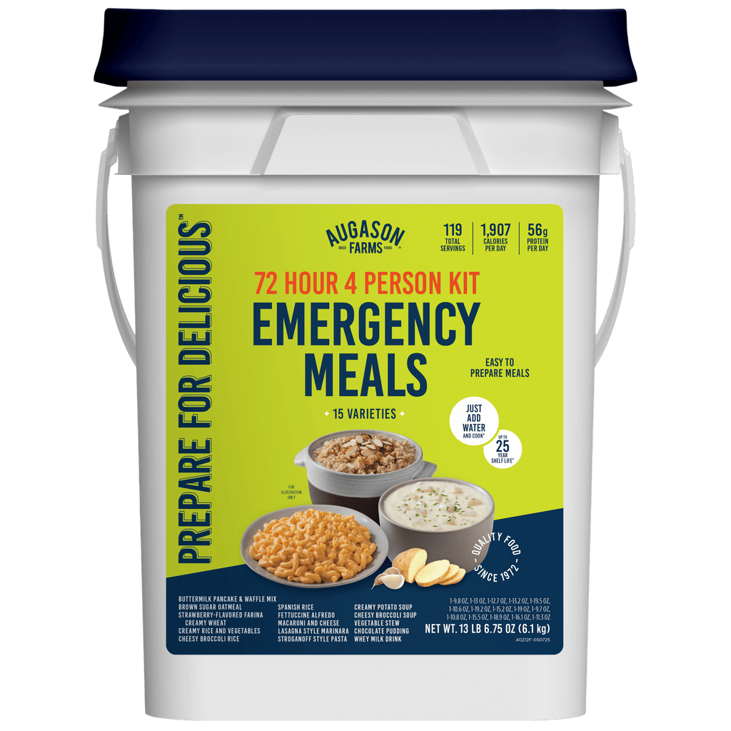 72 - Hour 4 - person Emergency Food Supply Kit, 119 Servings - Augason Farms