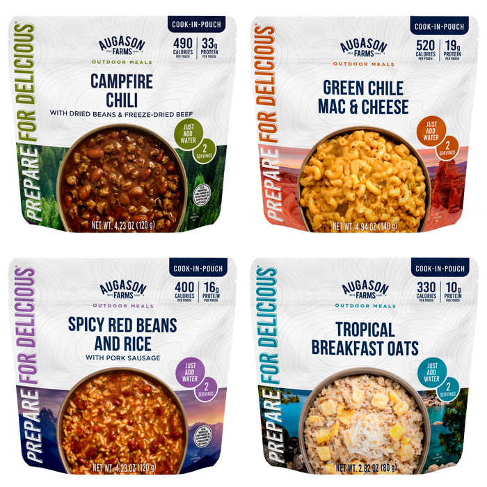 Cook in Pouch Meal Variety Pack, 8 Servings
