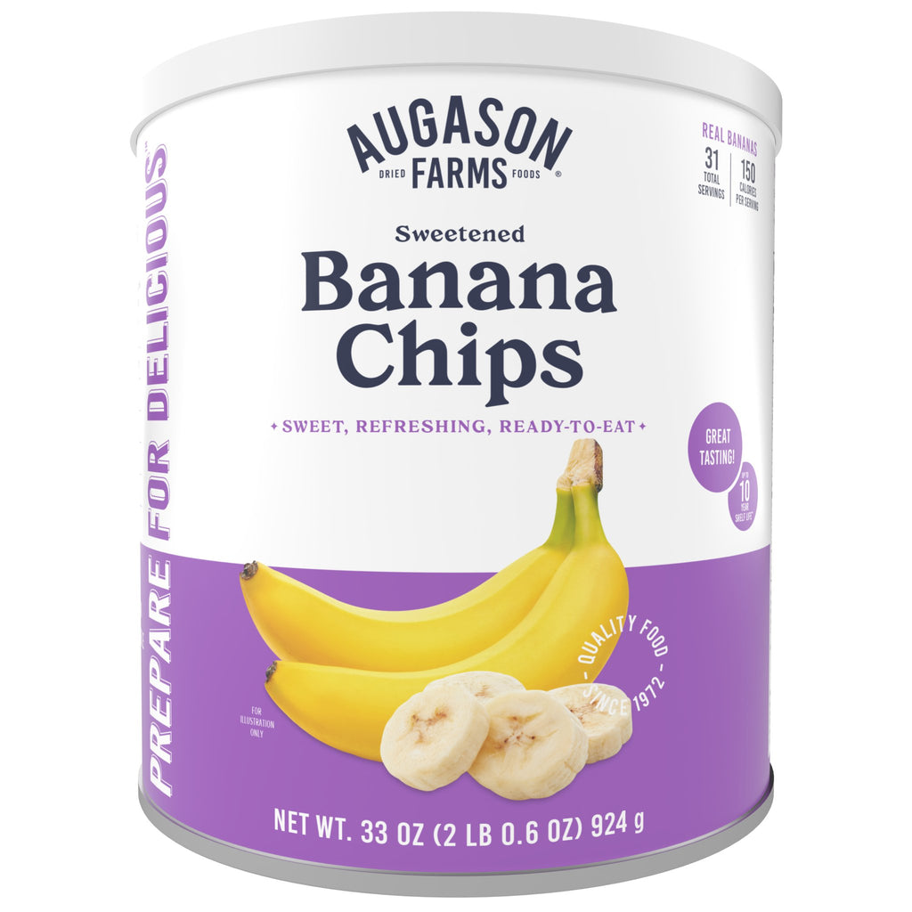 Banana Chips Can - Augason Farms
