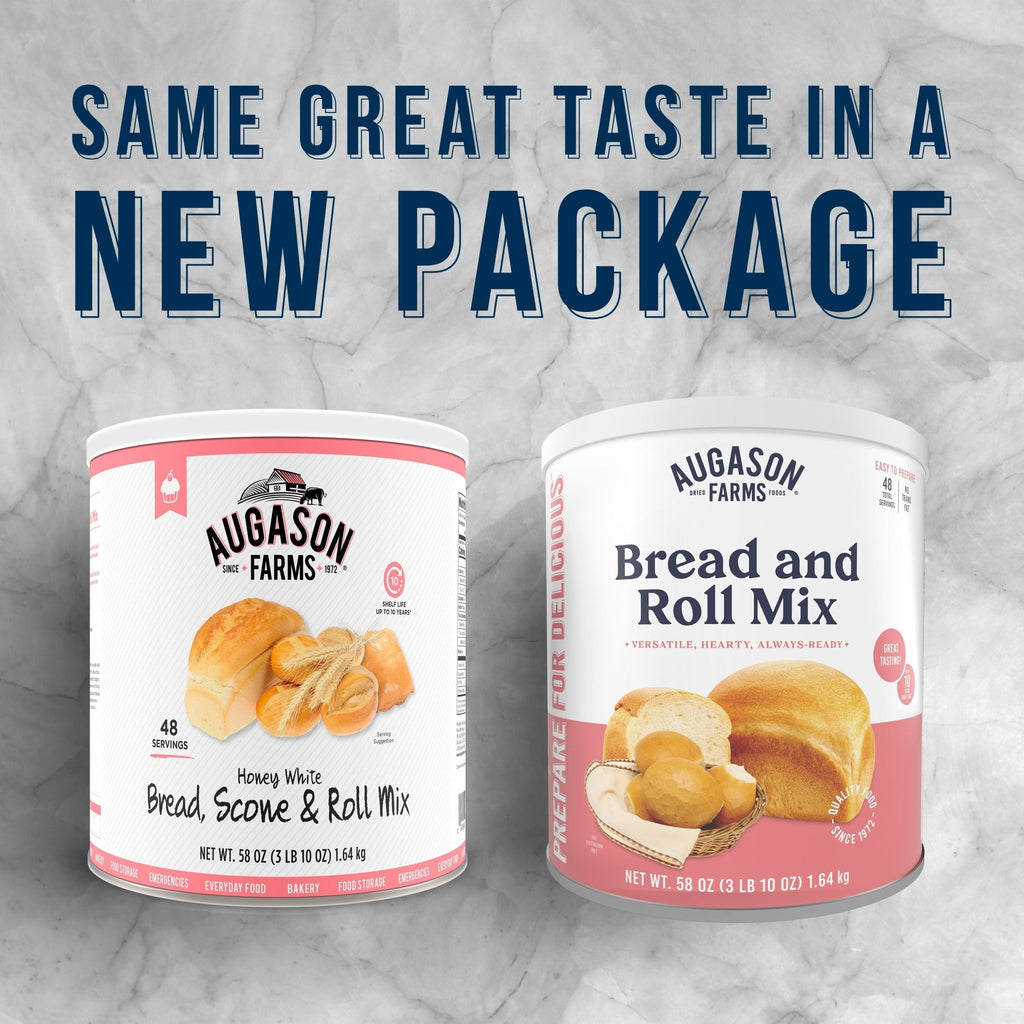 Bread and Roll Mix Can, 48 Servings - Augason Farms