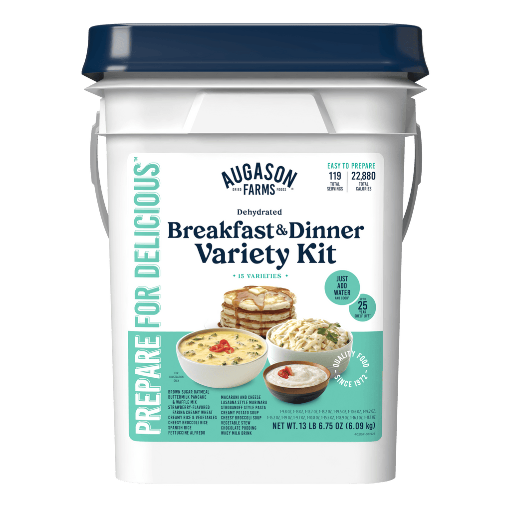 Breakfast and Dinner Variety Kit, 119 Servings - Augason Farms