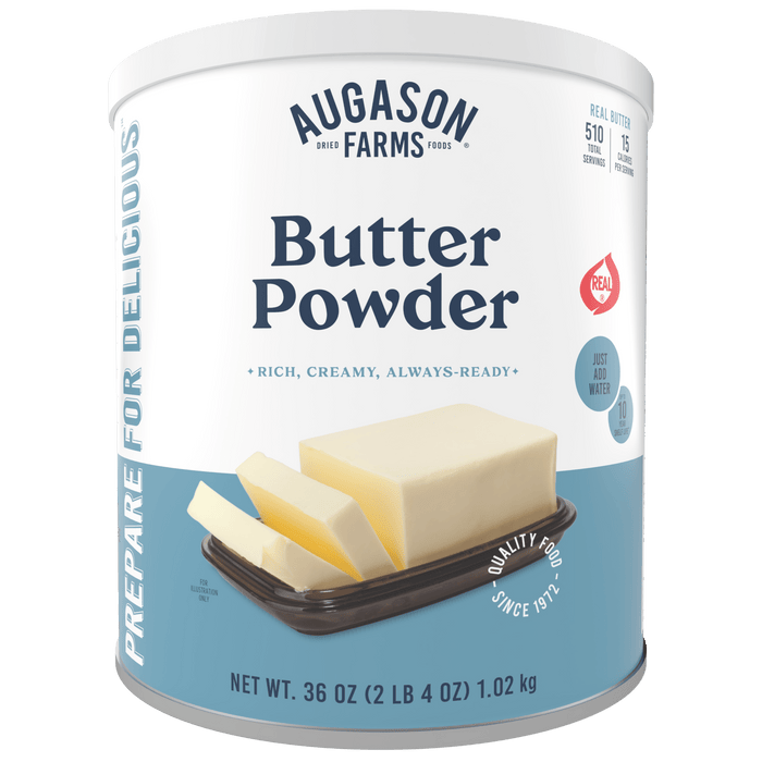 Butter Powder Can, 510 Servings - Augason Farms
