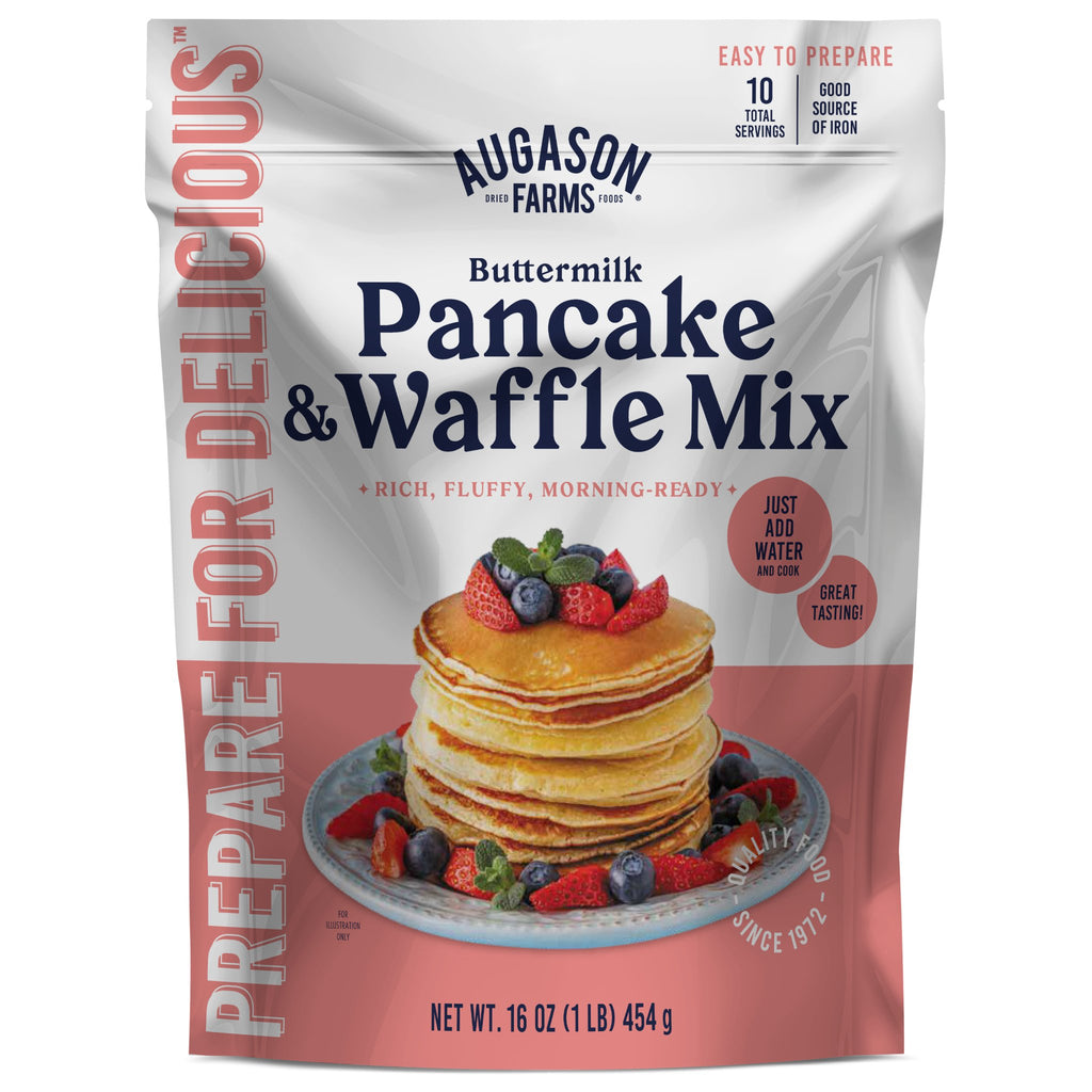 Pancake Packet Shelf Stable Emergency Food Products - Augason Farms
