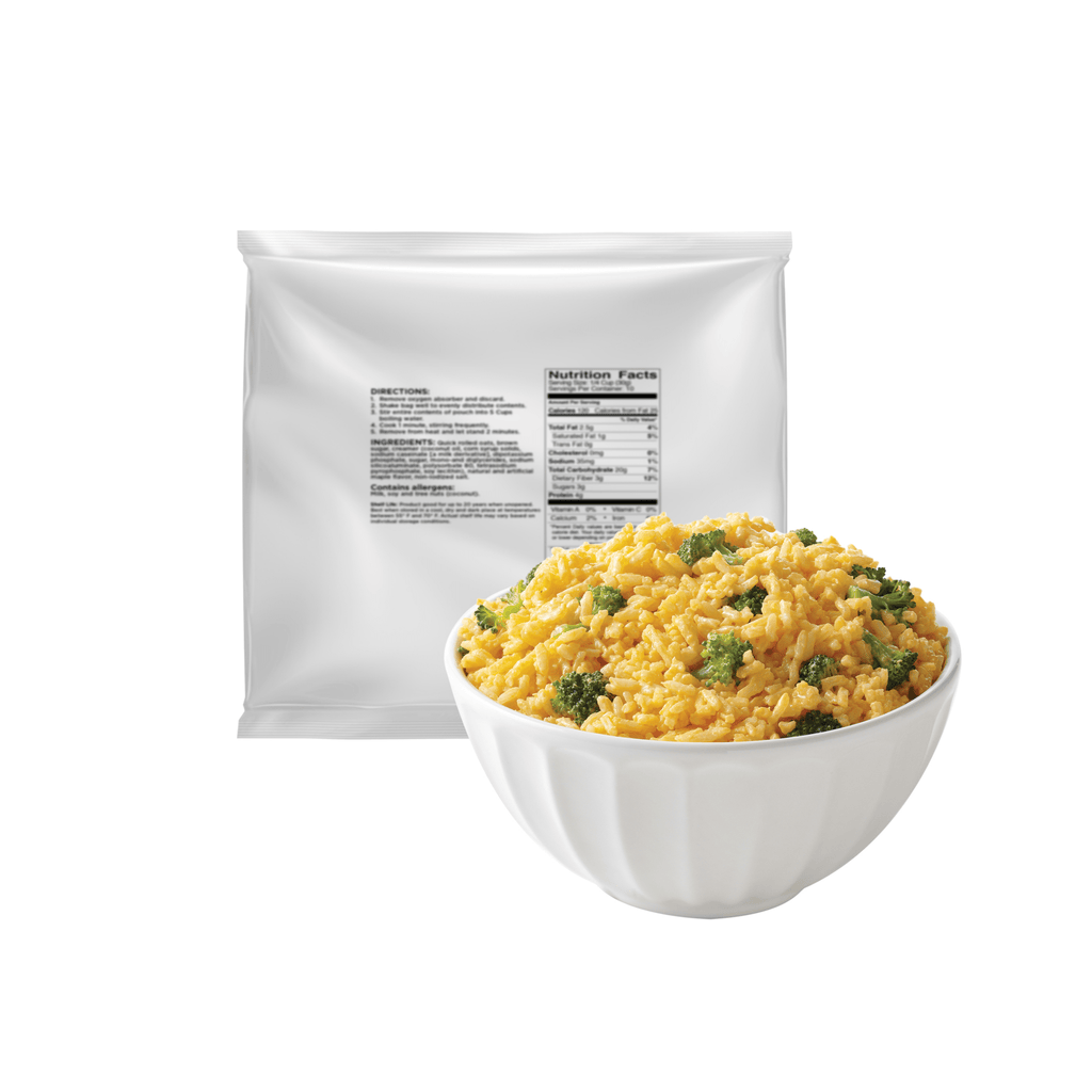 Cheesy Broccoli Rice, 8 Servings - Augason Farms