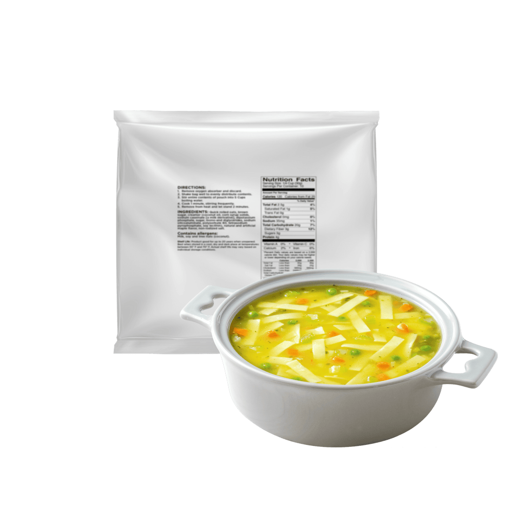 Chicken - Flavored Noodle Soup Pouch, 4 Servings - Augason Farms