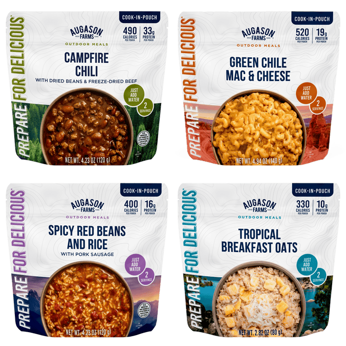 Cook in Pouch Meal Variety Pack, 8 Servings - Augason Farms