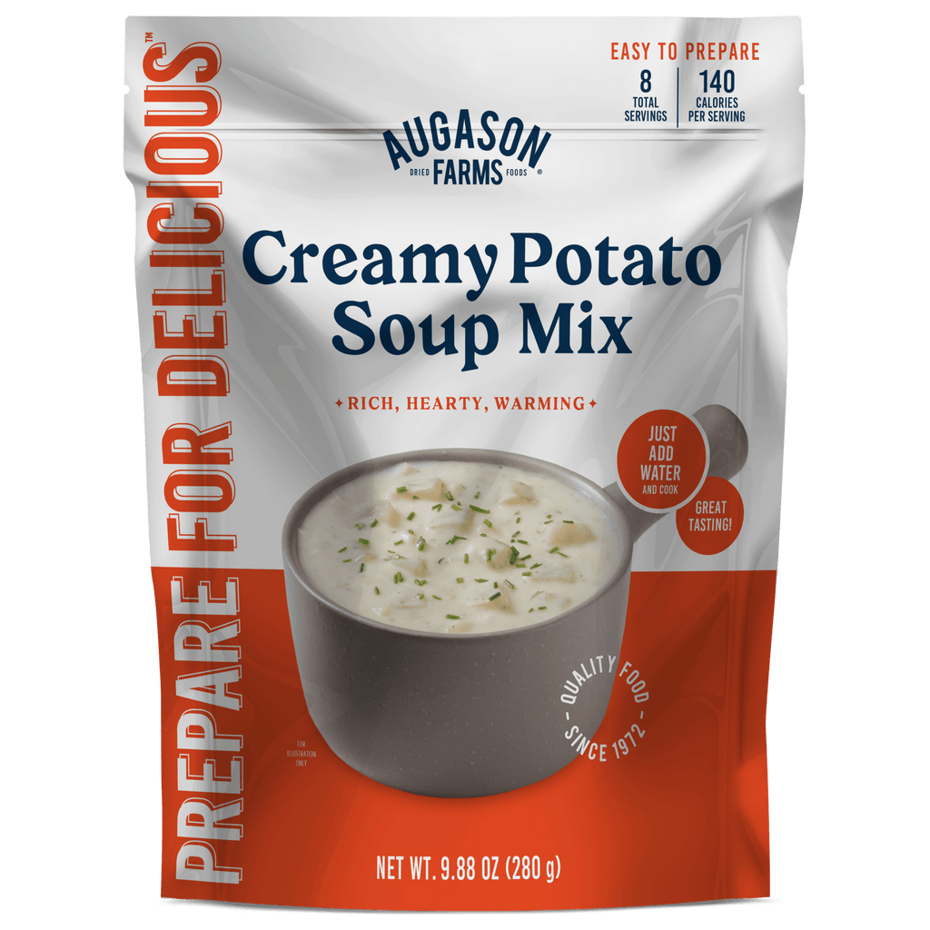Creamy Potato Soup Pouch, 8 Servings - Augason Farms