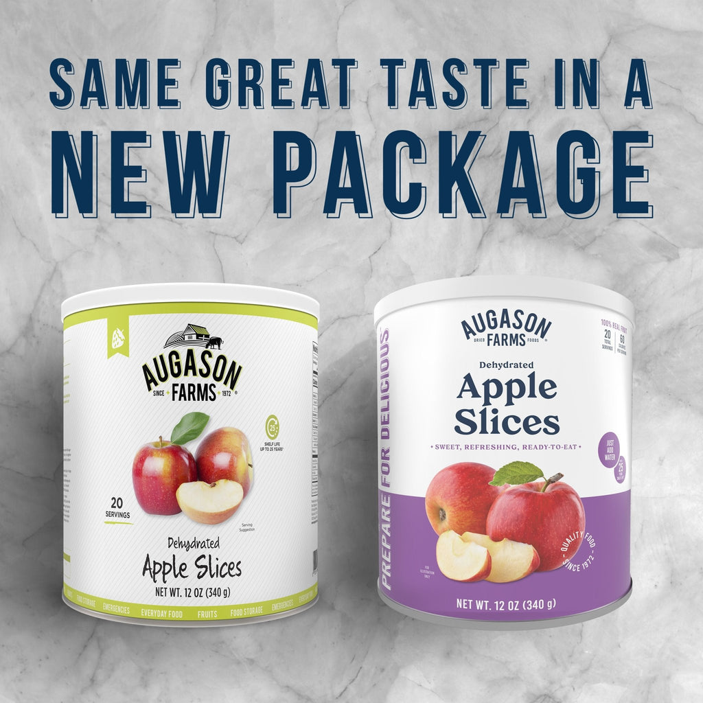 Dehydrated Apple Slices Can, 20 Servings - Augason Farms