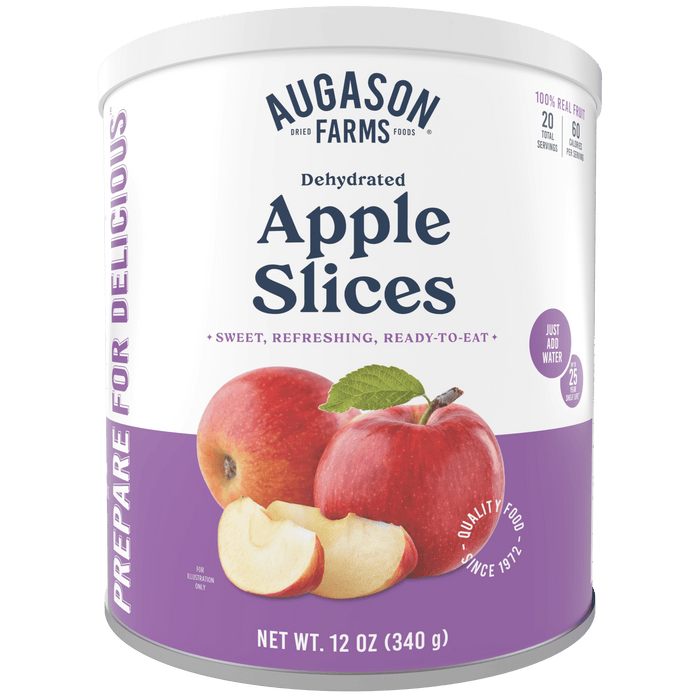 Dehydrated Apple Slices Can, 20 Servings - Augason Farms