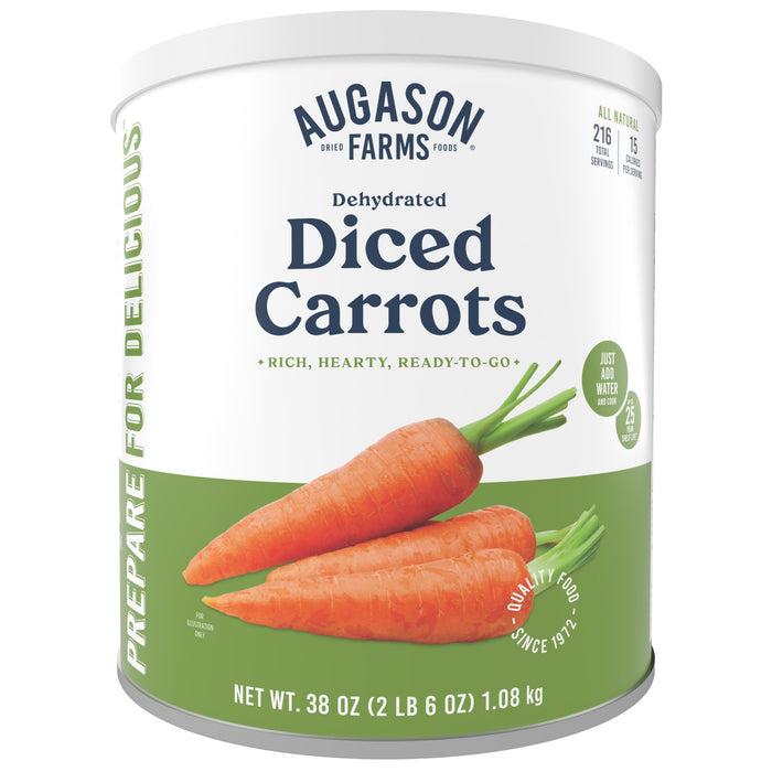 Dehydrated Diced Carrots - Augason Farms
