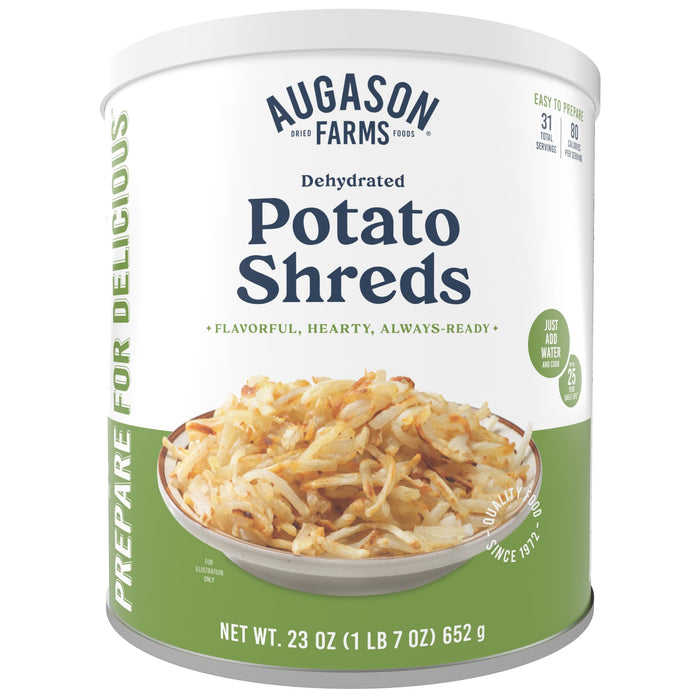 Dehydrated Potato Shreds Can - Augason Farms