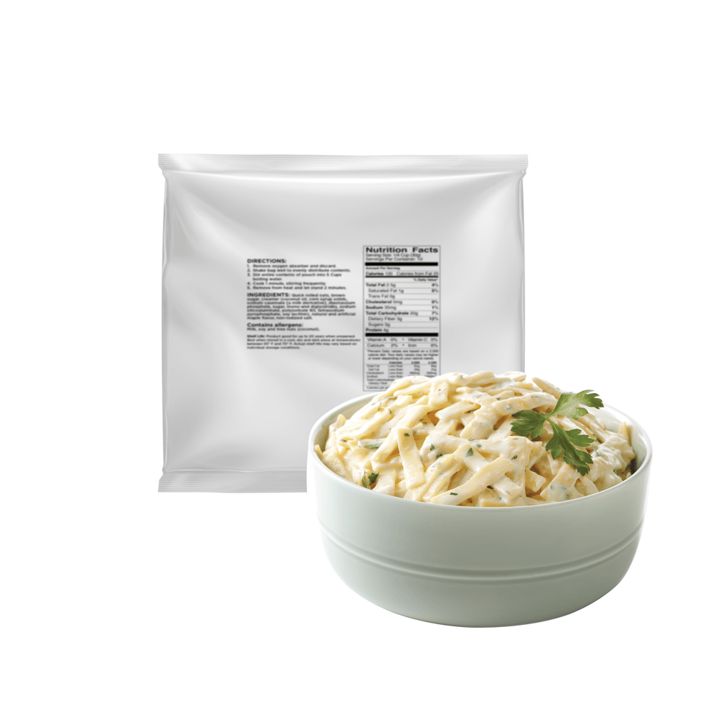 Fettuccine Alfredo Pouch, 4 Servings - Augason Farms