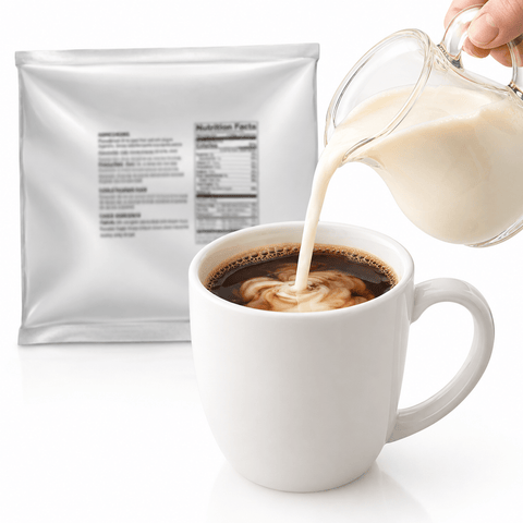 Freeze-Dried Instant Coffee & Powdered Creamer, 30 Cups of Coffee with Cream