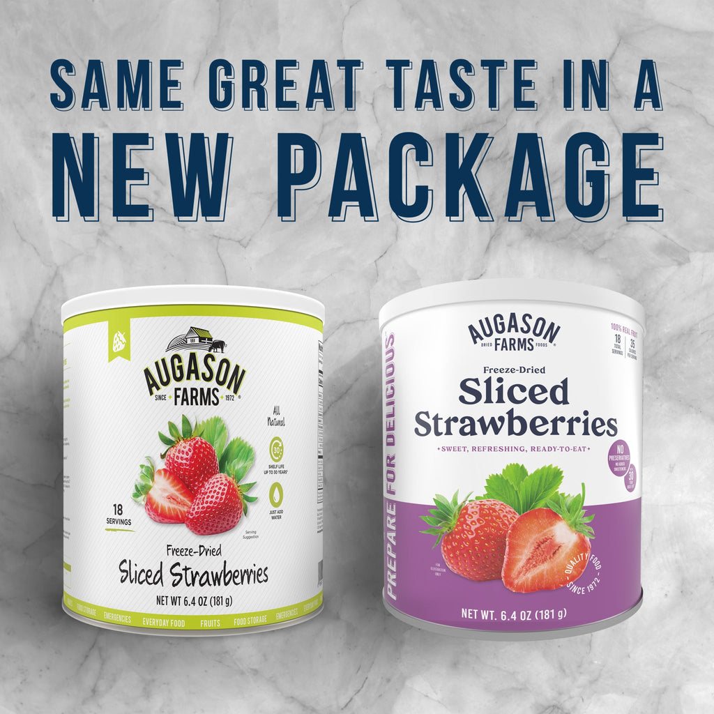 Freeze - Dried Sliced Strawberries Can - Augason Farms