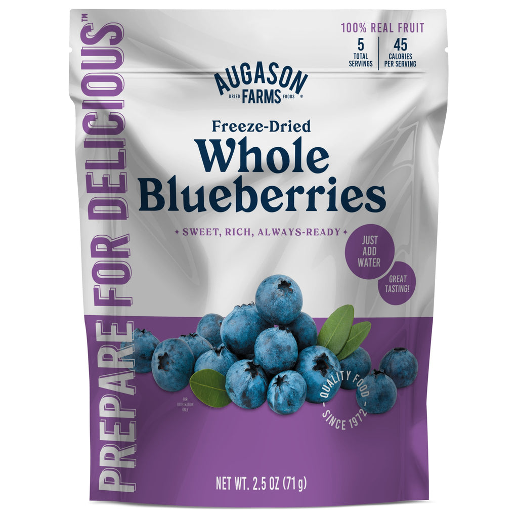 Freeze - Dried Whole Blueberries Pouch - Augason Farms