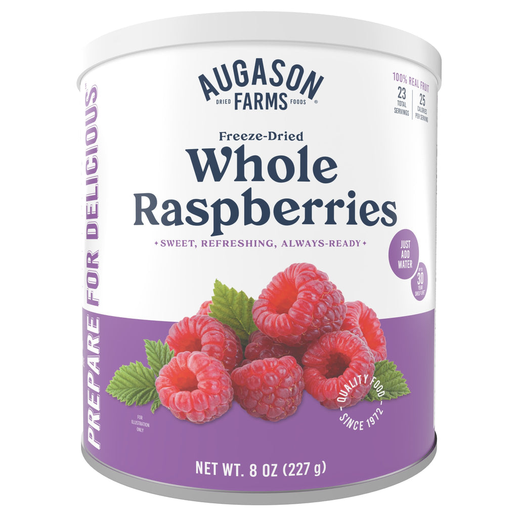 Freeze - Dried Whole Raspberries - Augason Farms
