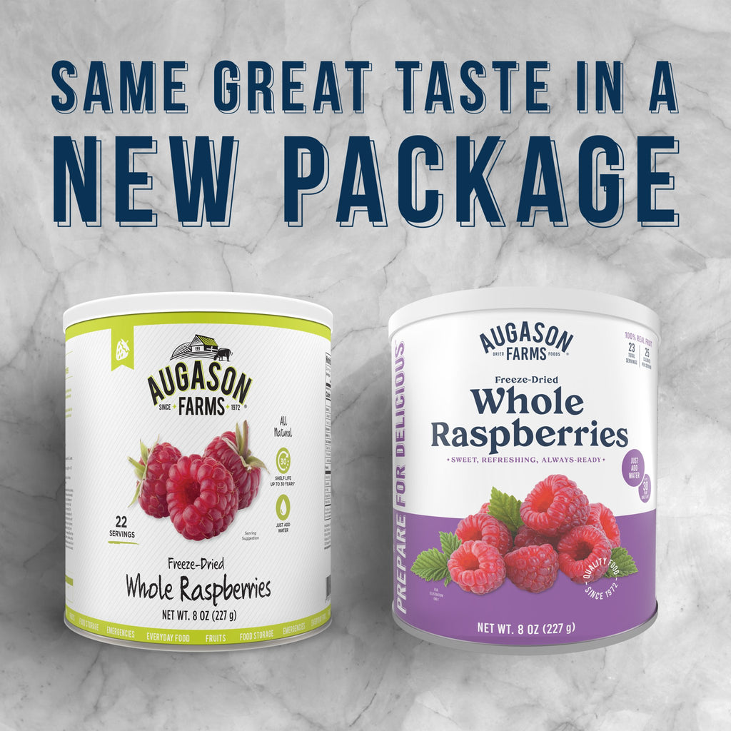 Freeze - Dried Whole Raspberries - Augason Farms