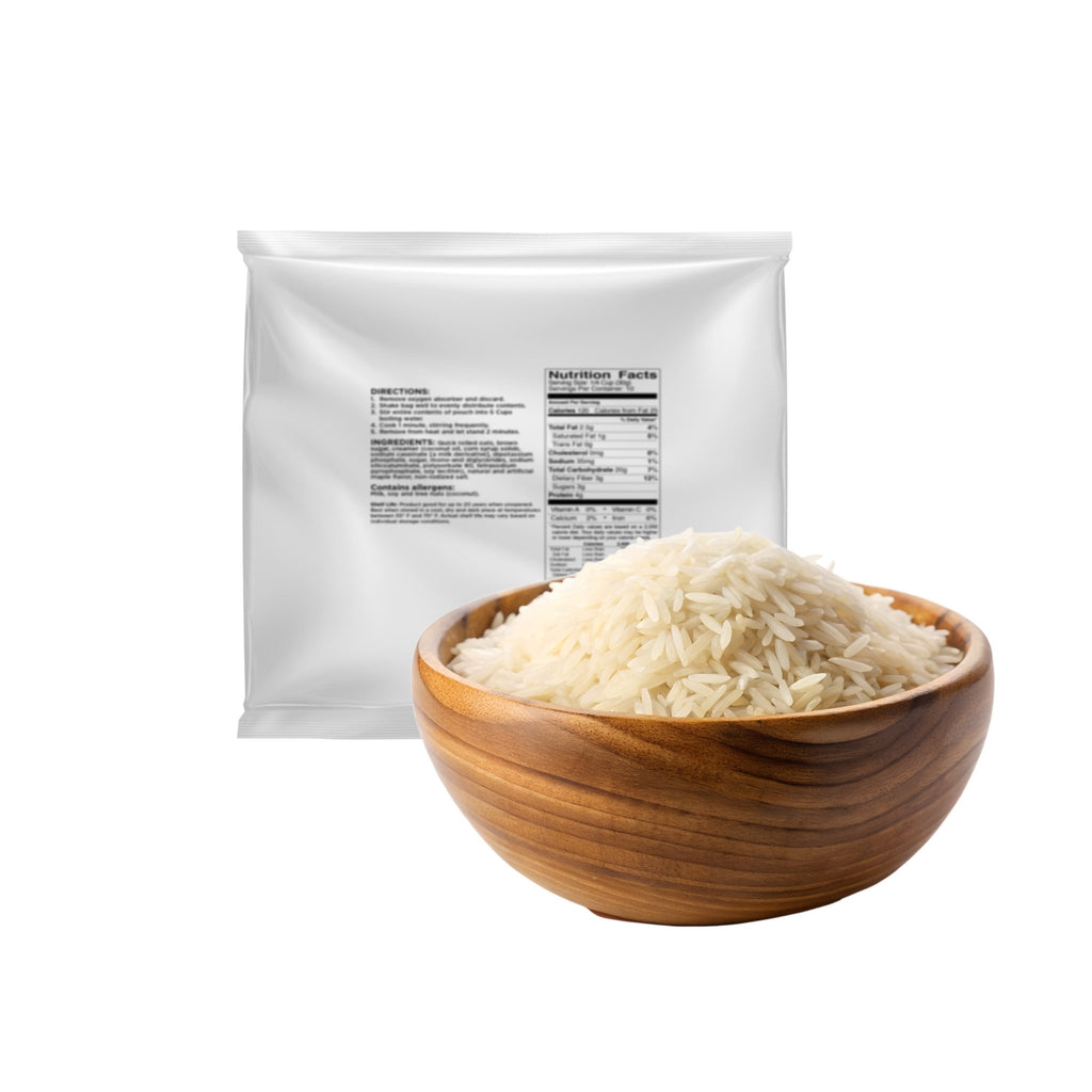 Long Grain White Rice, 15 Servings - Augason Farms