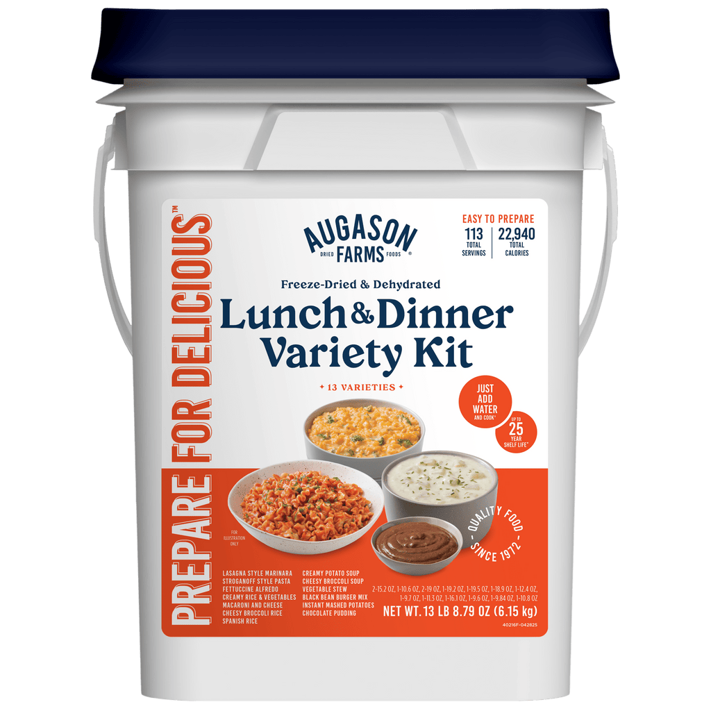 Lunch and Dinner Variety Pail, 122 Servings - Augason Farms