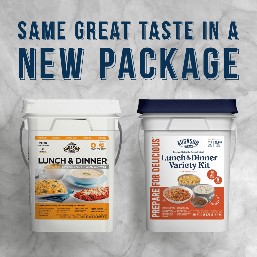 Lunch and Dinner Variety Pail, 122 Servings - Augason Farms