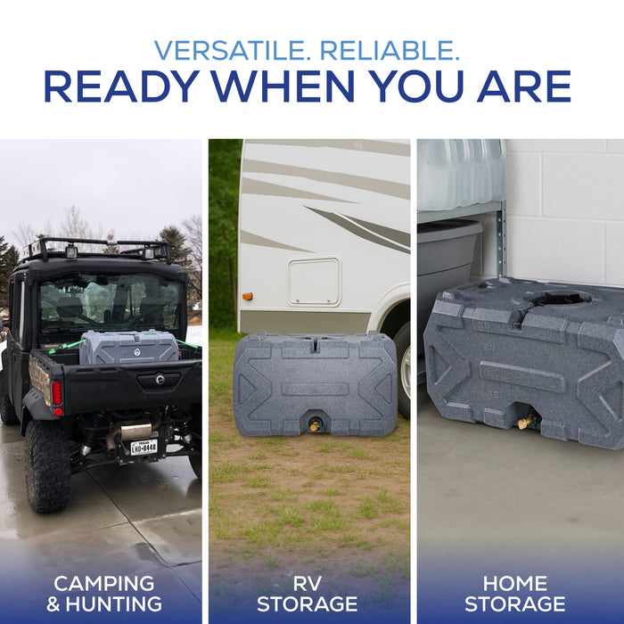 The Ultimate Emergency Starter Kit - 35 Gallon Water Tank & 1 - Person 30 - Day Emergency Food Supply Kit - Augason Farms