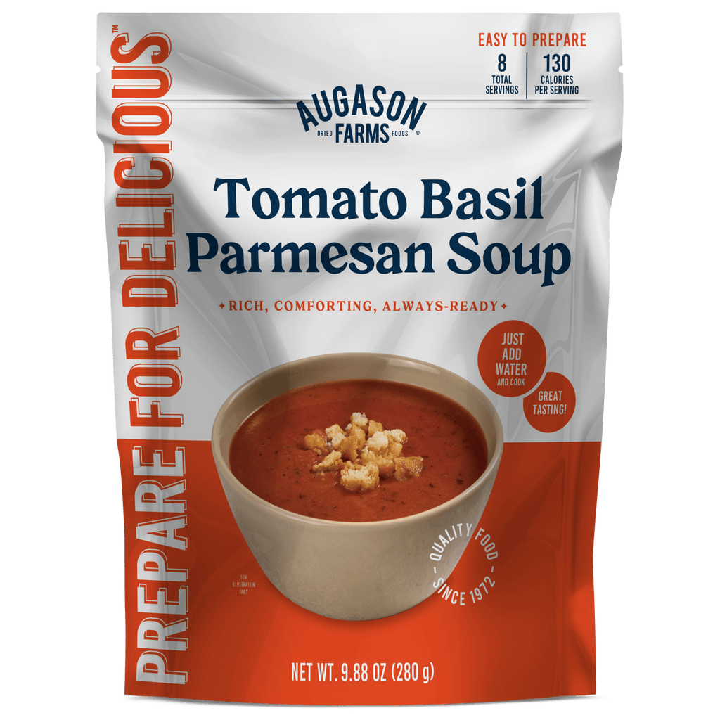Tomato Basil Parmesan Soup Pouch, 8 Servings - Augason Farms