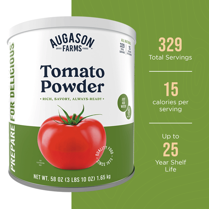 Tomato Powder Can, 329 Servings - Augason Farms