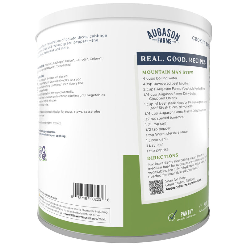 Vegetable Medley Blend Can - Augason Farms