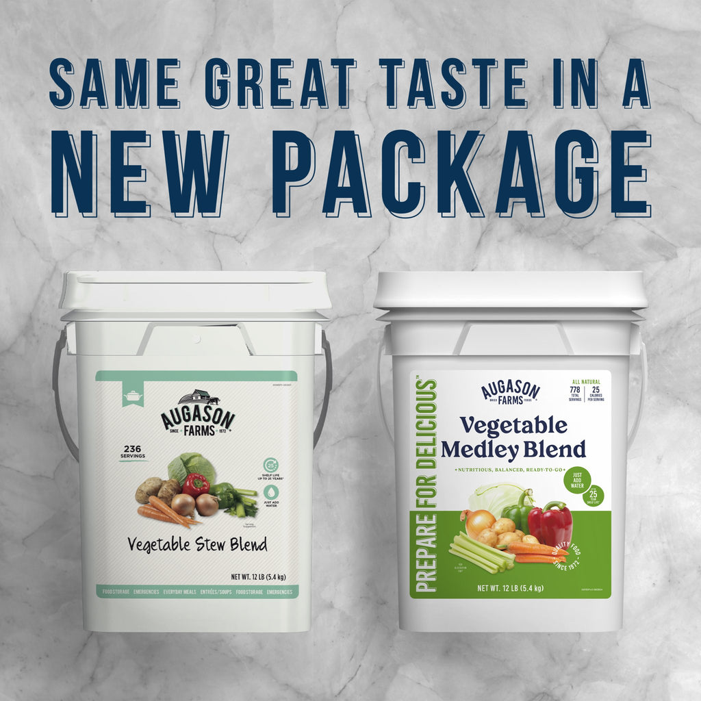 Vegetable Medley Blend Pail - Augason Farms