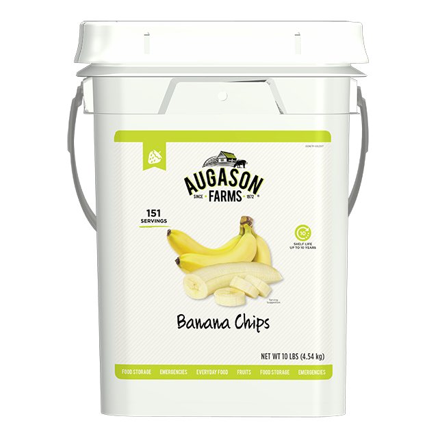 Banana Chips Pail - Augason Farms