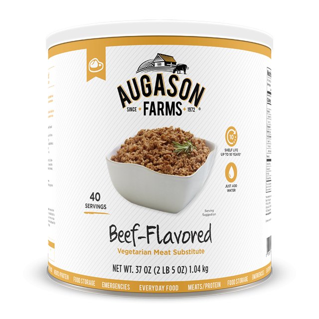 Beef-Flavored Vegetarian Meat Substitute - Augason Farms