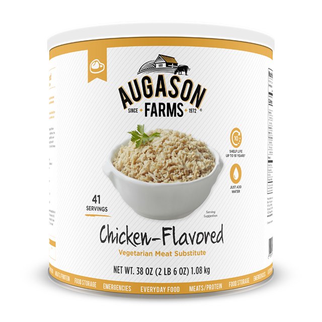 Chicken-Flavored Vegetarian Meat Substitute - Augason Farms