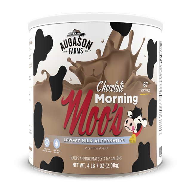 Chocolate Morning Moo’s Lowfat Milk Alternative - Augason Farms