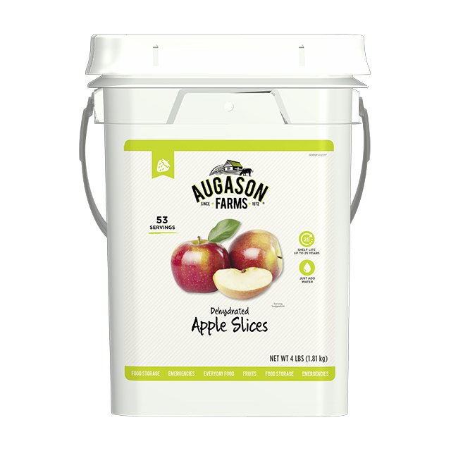 Dehydrated Apple Slices Pail - Augason Farms