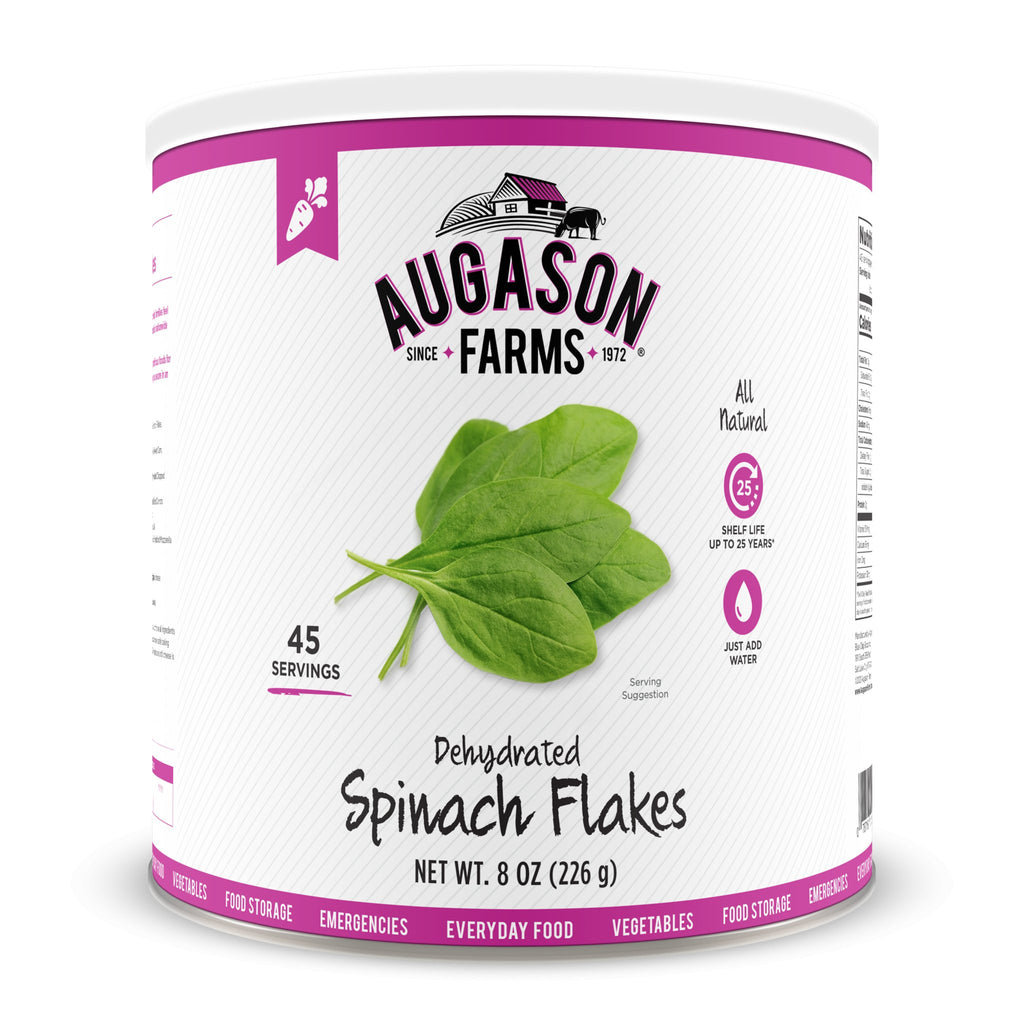 Dehydrated Spinach Flakes - Augason Farms