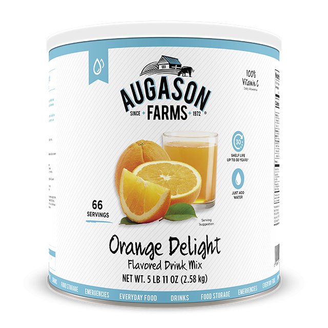 Delight Orange-Flavored Drink Mix - Augason Farms