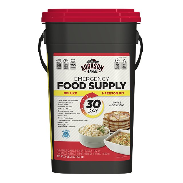 Deluxe 30-Day Emergency Food Storage - Augason Farms